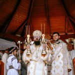 Episcopul-vicar Benedict Bistrițeanul a binecuvântat comunitatea din Leșu